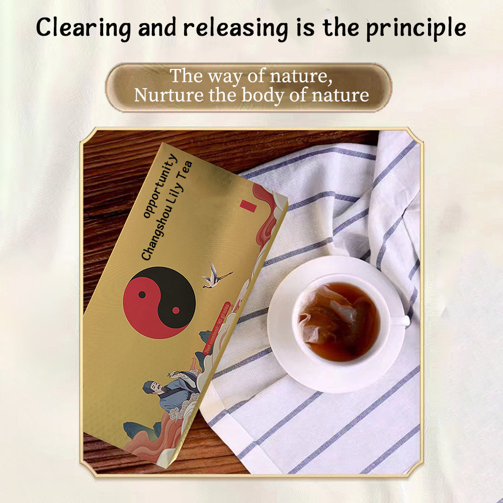 Longevity Herbal Slimming Tea with Lily – Caffeine-Free Detox Blend