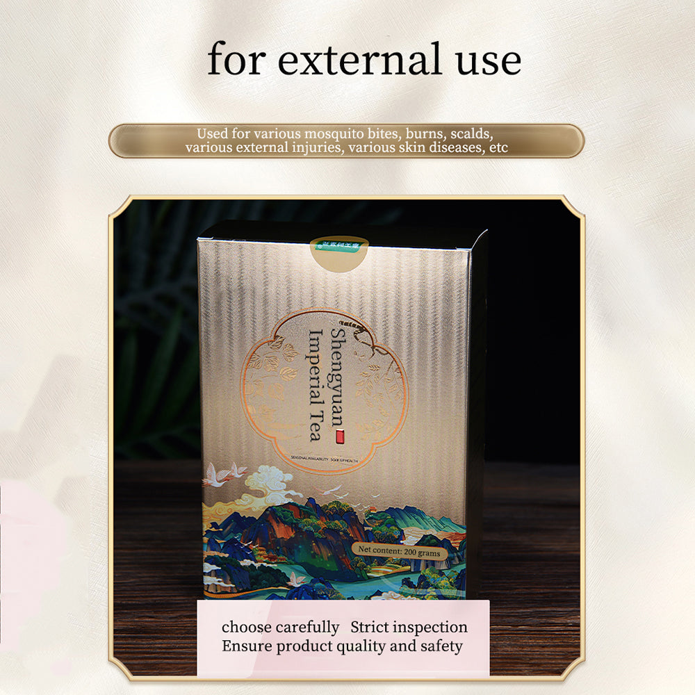 Healthy Tea – Herbal Anti-Inflammatory Shengyuan Imperial Tea for Pain & Skin Relief